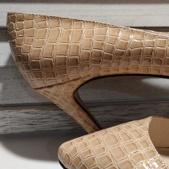 Loslandifen Snake Print Pretty 3 inch Stiletto Heels Women's Size 6.5 - Picture 4 of 6